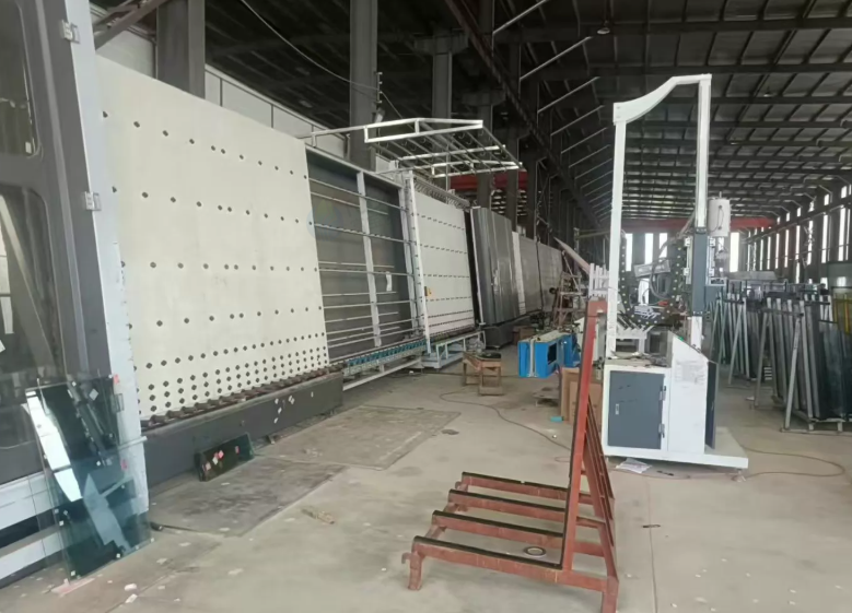 徐州地区工厂处理2535阅航中空线加打胶机一套