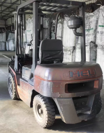 青岛地区处理导热油炉 导热油烘干机干燥机 合力3吨叉车