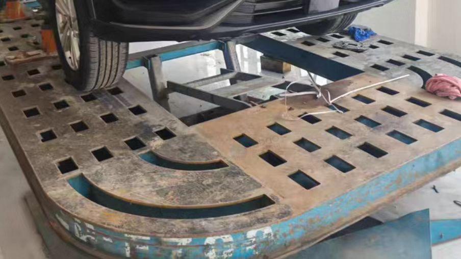 包头地区处理大梁校正仪