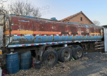 潍坊地区处理46.8方 40方柴油罐