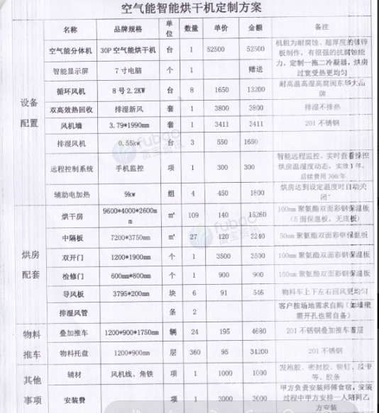 海口地区工厂处理烘干机一套