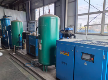 日照地区公司处理 佑桥冷干机 佑桥制氮机 储气罐 阿格斯特MP30-2空压机等制氮机设备