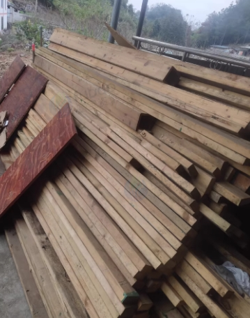 黔南地区处理东北杉防腐木方条