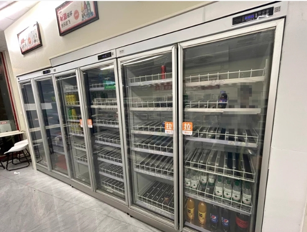 泉州地区处理冷藏展示柜、货架、收银台、冰柜、饮料柜、烤肠机、等全套设备