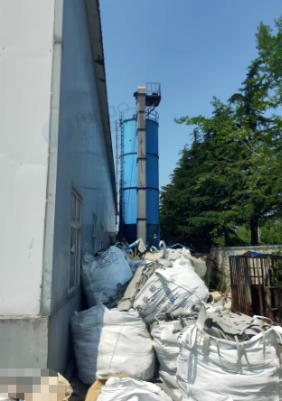 青岛地区工厂处理60吨立式散装水泥罐 提升机