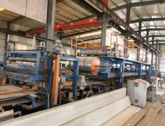 烟台地区公司处理彩钢夹芯板生产线