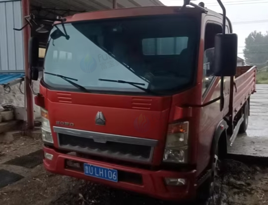 青岛地区处理豪沃4102带增压发动机货车