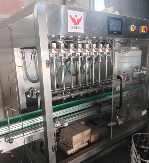 无锡地区工厂处理玻璃水罐装生产线+空压机气磅