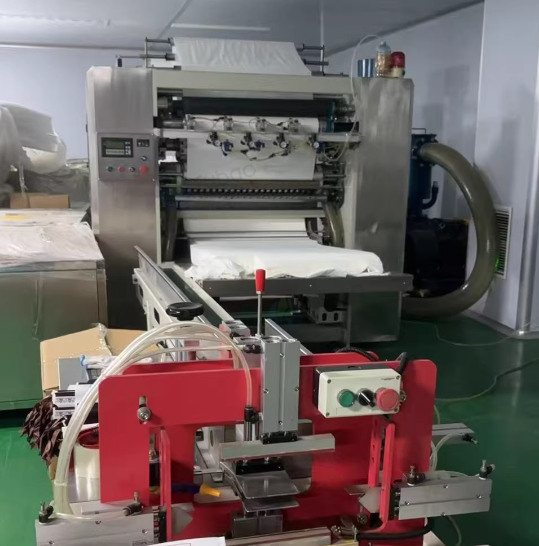 苏州地区工厂处理一次性洗脸巾全套机器