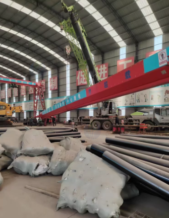 济南地区公司处理2台25米跨度龙门吊