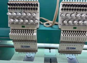 潍坊地区工厂处理2台高速绣花机