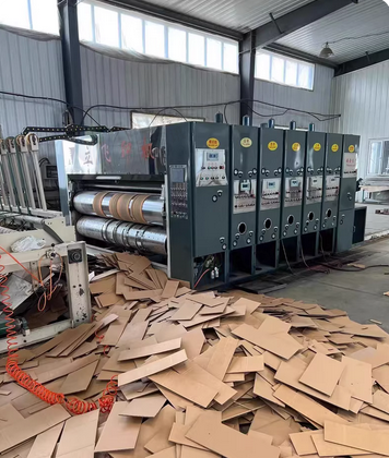 保定地区处理立飞GYKM高速水性印刷模切机