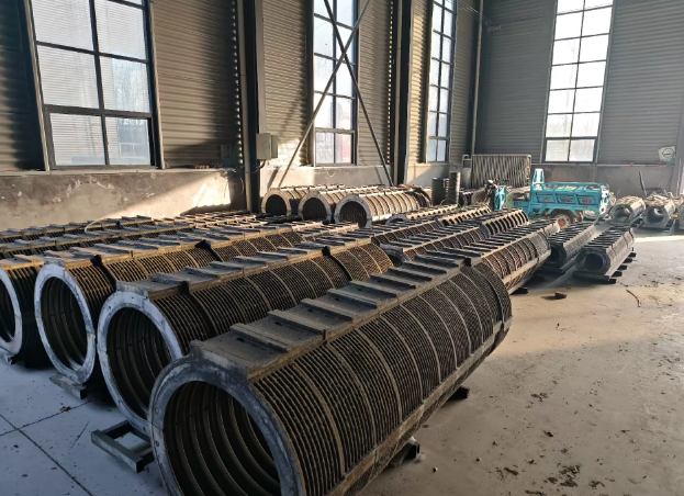 徐州地区工厂处理通塑200-600PE波纹管生产线6台