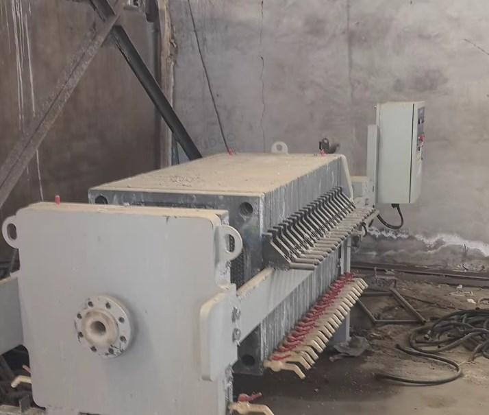 唐山地区工厂处理22块虑板压滤机