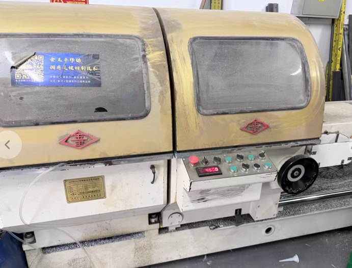 深圳地区工厂处理门窗设备、双头锯设备