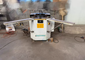 烟台地区个人处理西格玛数显铝型材双头精密切割锯 数显角码切割锯 单头组角机