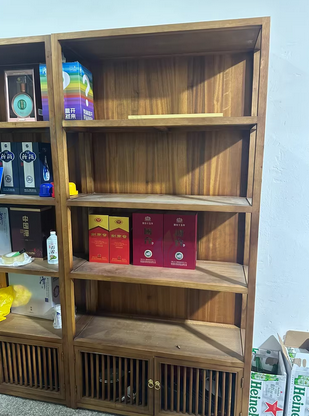 莆田地区处理胡桃木陈列柜酒柜