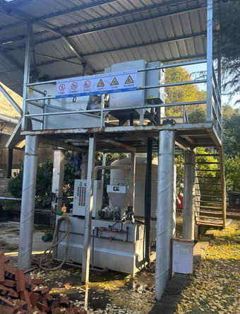 十堰地区处理1批油桶、振动筛、压滤机、全自动给药机等