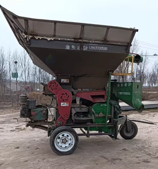 济宁地区处理铲车上料玉米脱粒机