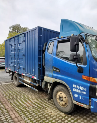 吉安地区处理17年JAC骏铃H330排半厢式货车