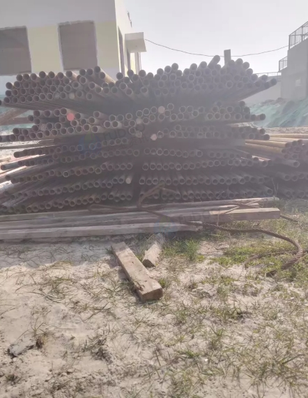 文昌地区处理工地剩余铁管