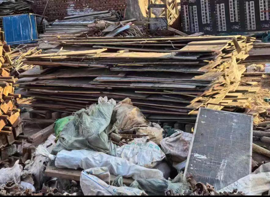 聊城地区工地处理木板条、木方头