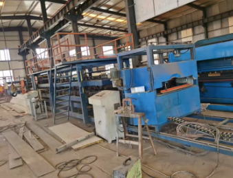 烟台地区公司处理彩钢夹芯板生产线