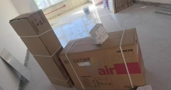 聊城地区搬家处理3匹日立中央空调风管机