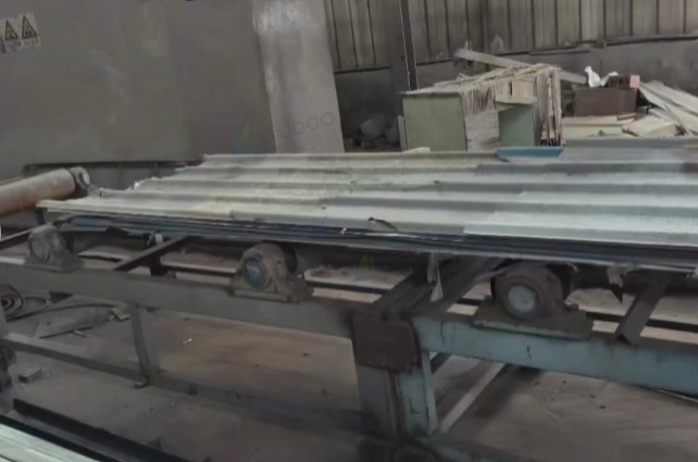 乐山地区处理自用洲翔JZJ-800型H型钢翼缘矫正机