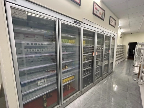 泉州地区处理冷藏展示柜、货架、收银台、冰柜、饮料柜、烤肠机、等全套设备