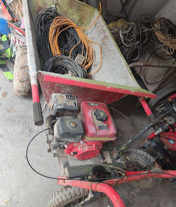 重庆地区工地处理汽油动力推车