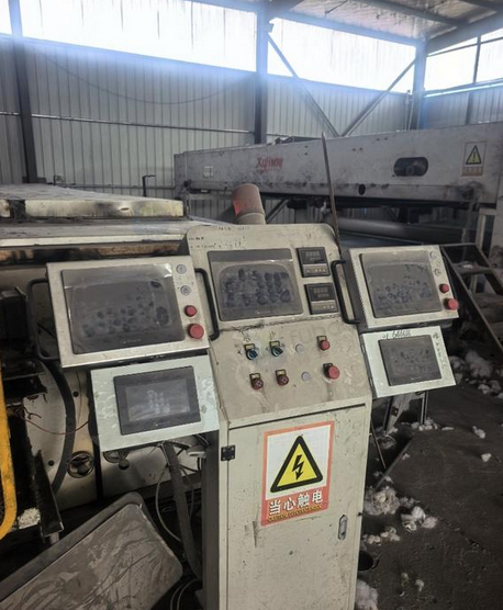 烟台地区处理2台梳理机 铺网机 烘箱 棉被机 切割机