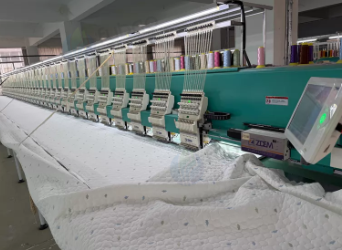 潍坊地区工厂处理2台高速绣花机