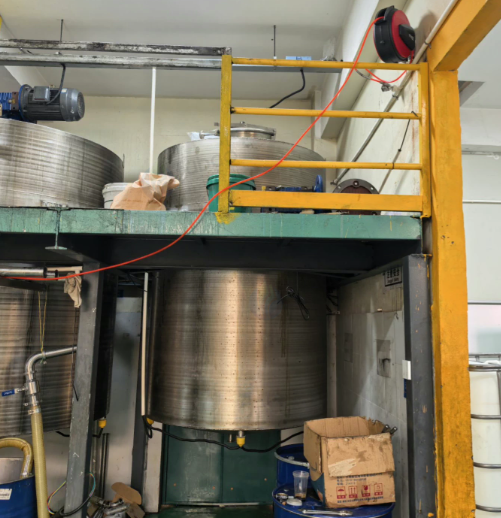 无锡地区工厂处理3T不锈钢反应釜