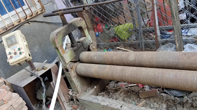 长春地区工厂处理卷板机9台