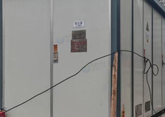 安阳地区工地处理630KVA箱式变压站