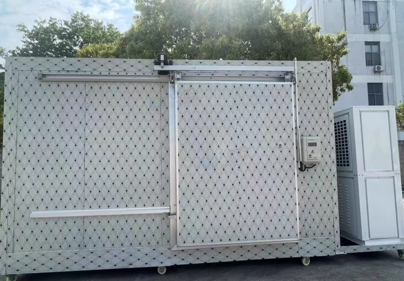 上海地区公司处理4.5*2.4*2.7m移动式速冻超低温冷库