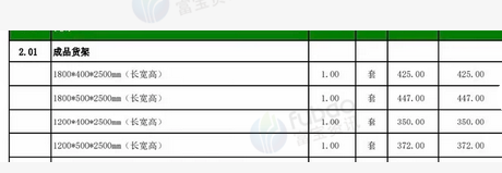 北京地区处理自用库房货架4组