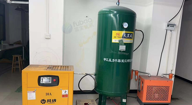 衡阳地区工厂处理风纳永磁变频空压机、1立方申江储气罐