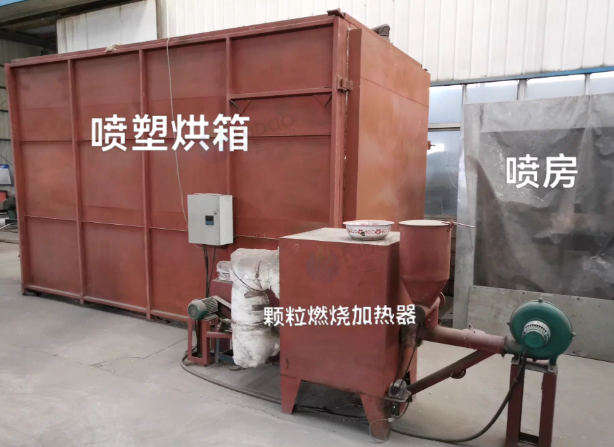 泰州地区工厂处理喷塑大烘箱全套设备