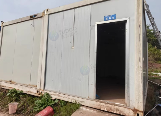 宜宾地区处理工地完工3×6集装箱