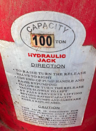 绵阳地区处理100吨手动液压千斤顶