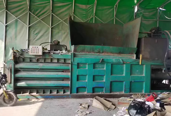 上海地区个人处理160吨打包机