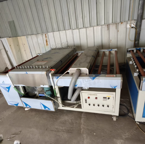 苏州地区工厂处理玻璃清洗机+贴膜机一套