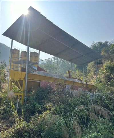 百色地区工厂处理混凝土搅拌站全套设备