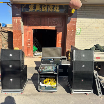 邢台地区处理合川音响线阵设备