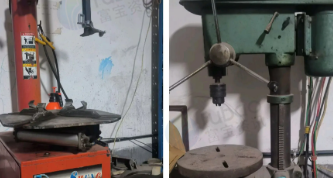 渭南地区自用处理扒胎机、砂轮机、台钻、老虎钳