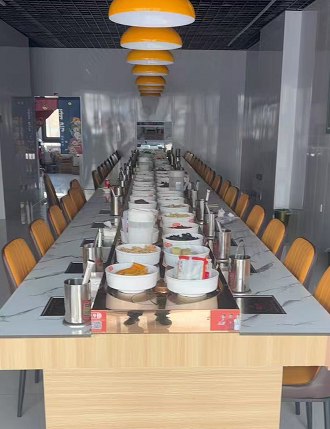 太原地区店铺处理全套旋转小火锅设备