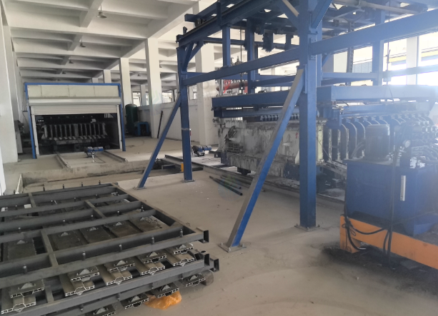 定安地区工厂处理全自动陶粒板生产线