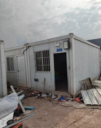 宜宾地区处理工地完工3×6集装箱